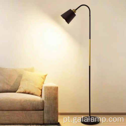 Candeeiro de pé LED minimalista: luz de pé regulável